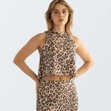 Top Cleo Leopardo
