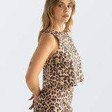Top Cleo Leopardo