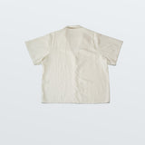 Camisa Pía crema mujer