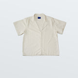 Camisa Pía crema mujer