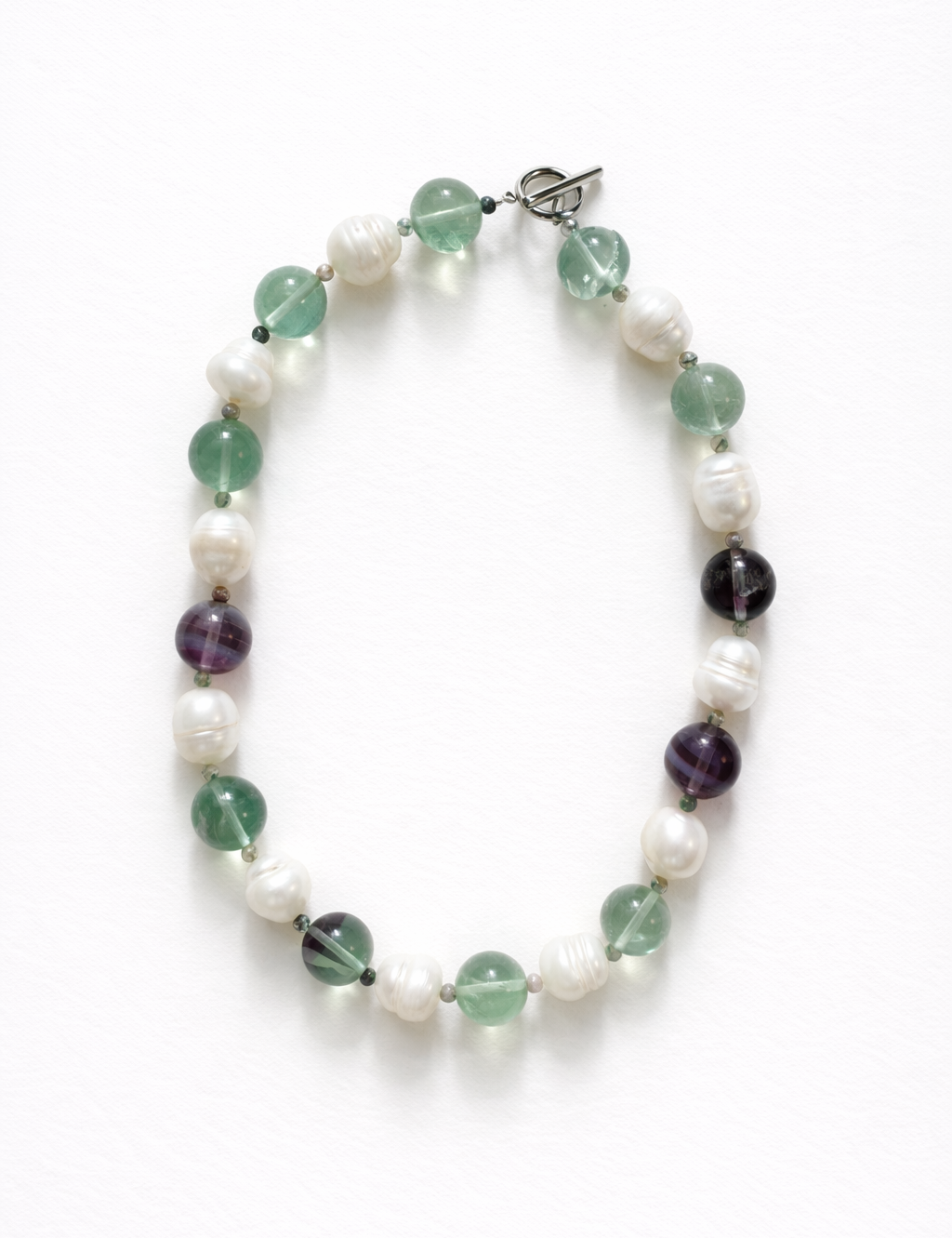 Collar Perlas & cuarzo - Pura Clothes