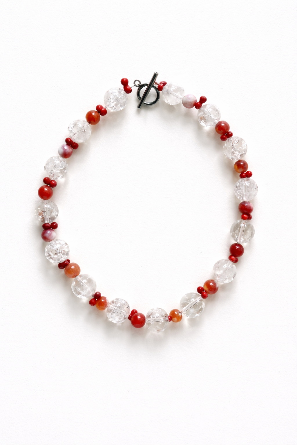 Collar Cuarzo y Coral - Pura Clothes