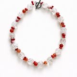 Collar Cuarzo y Coral - Pura Clothes