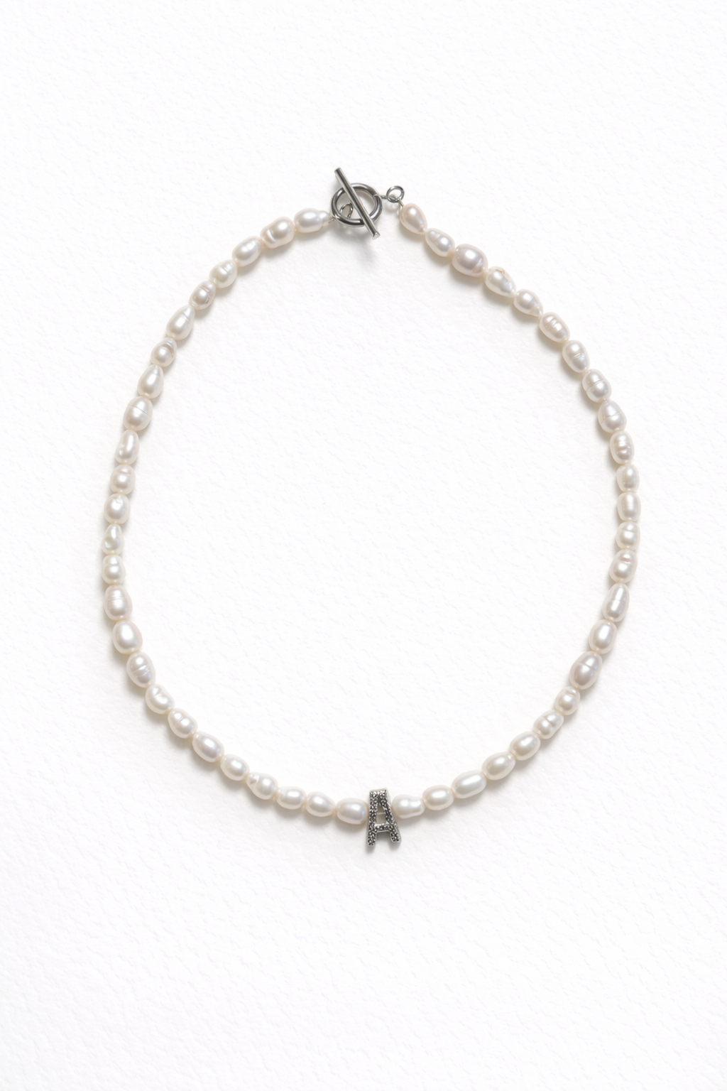 Collar Perla & Letra - Pura Clothes