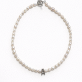 Collar Perla & Letra - Pura Clothes