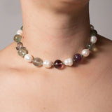 Collar Perlas & cuarzo