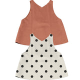 Pack x 2 Top cleo dots + Top cleo canela