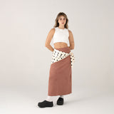 Falda Esencial Canela