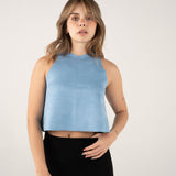 Pack x 2 Top cleo baby blue + Top cleo dots