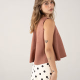 Camisa Básica Canela